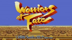 Warriors of Fate (Arcade)