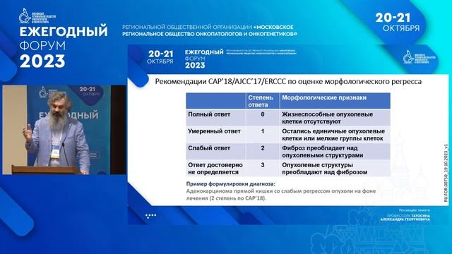 Старые маркеры- новый взгляд в диагностике частных форм онкозаболеваний || МРООПГ 2023 смотреть онлайн