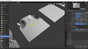 Cloth Sculpting Brush in Blender