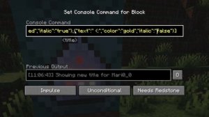 how to use the title/tellraw command! (minecraft 1.19+)