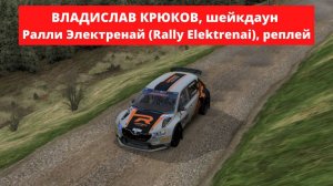 Реплеи с шейкдауна Ралли Электренай (Rally Elektrenai).  Владислав Крюков, RUMOS RACING