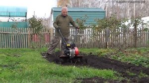 Пашем Пашино. Услуги по культивации почвы мотоблоком. Вспашка земли в Новосибирске.