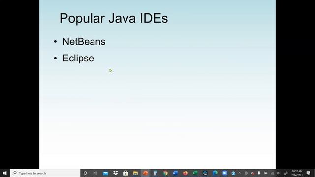 Java: Introduction to Computer Programing Language and Java