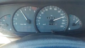 Opel Omega B 2.5DTi m57. Максимальная скорость автомобиля.