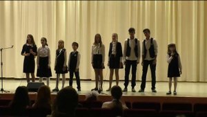 День учителя 5.10.2018 Хор с песней "Спасибо, учитель!"