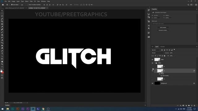Photoshop Tutorials - Glitch Text Effect