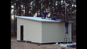 Презентация ГАРАЖИ из сэндвич-панелей