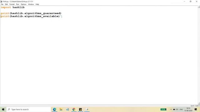 Python Library Part 2 hashing || English || Vikash Shakya