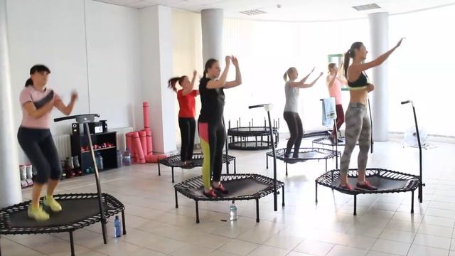 Jumping Fitness/Sky Jumping/фитнес на батуте в студии JT-FIT/инструктор Evgenia Misnik