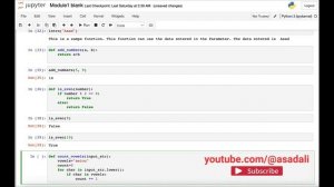 Python for Researchers: Module 1: Lecture 8 Functions