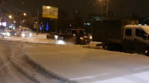 Снегопад в Москве 25.12. 2014