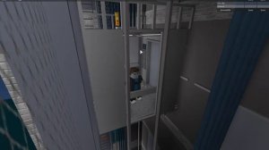 Roblox сново Застрял В лифте Kone 400/kg 5.чел Лифт глючит