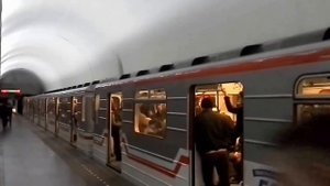 Tbilisi, Georgia metro Station Rustaveli. Тбилиси, метро ст. Руставели. Tbilisi Metro.