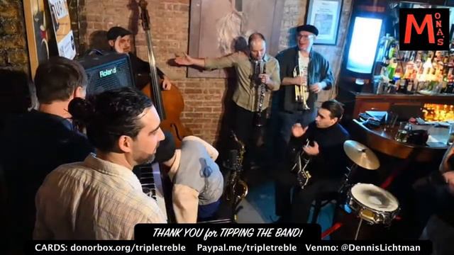 Jazz @ Mona's NYC - 2/20/24 - Lichtman, Kellso, Montagnier, Ernst, Ronen смотреть онлайн