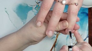 Градиент молочной базой!Как сделать омбре молочной базой!