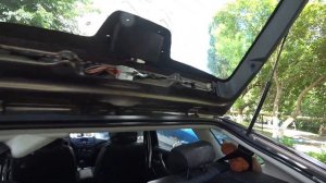 LADA GRANTA FL Часть 1. Снятие панелей с дверки багажника лифтбек Зона обогрева дворника