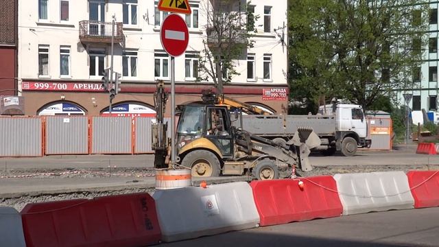 Строительство развязки Высокий мост - улица Дзержинского смотреть онлайн