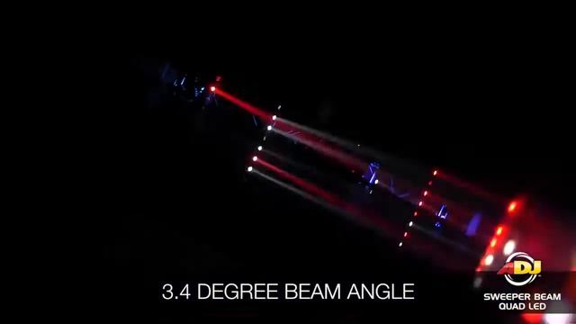 Видео работы ADJ Sweeper Beam Quad LED смотреть онлайн