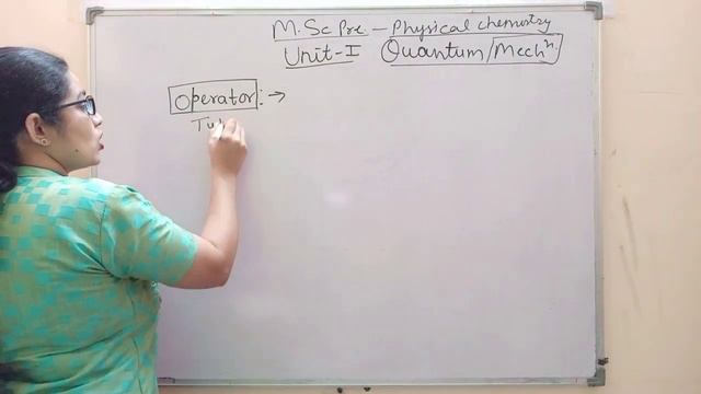 M.Sc pre online free classes | Quantum Mechanics | Operator Part-1 | Dr Sudesh Choudhary