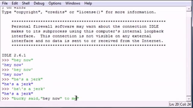 Python Programming Tutorial Series From scratch (06 Strings) | Tutorials point