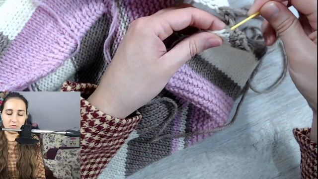? ВЯЖЕМ ФУТБОЛКУ ПОЛО. Урок 8. ВТО и сшивание.