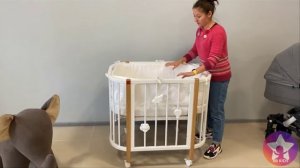 Прямоугольная  кроватка для новорожденных Pappy от SooHoo Kids