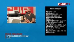 KYOCERA ECOSYS M5526cdw Video İnceleme - Çok fonksiyonlu lazer yazıcı