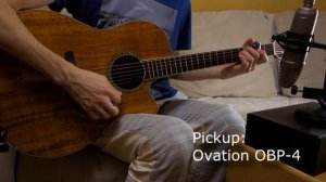 Ovation CS24P-FKOA Celebrity Standard Plus Demo | No Talking