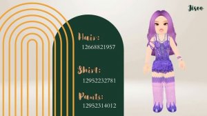 OUTFIT CODES Roblox Blackpink Jisoo 'Flower'  PART 1 | Diaries