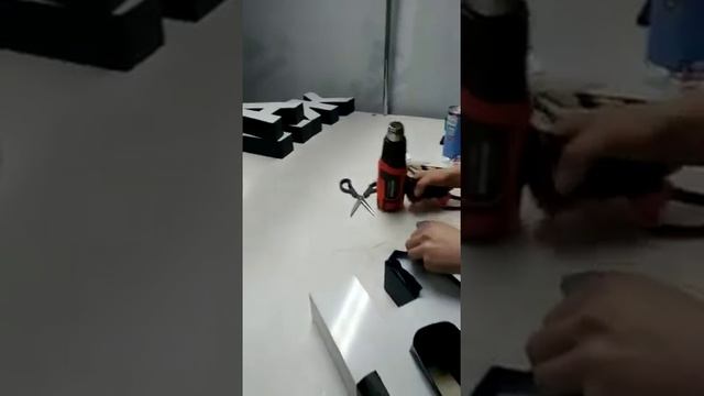 Изготовление объемных световых букв