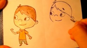 Как нарисовать Дениса (Kid Vs Kat)?)))