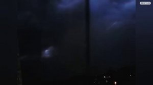 Потрясающая ночная гроза в Екатеринбурге. Страшно красивые кадры