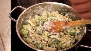 Запеканка из макарон с брокколи, сыром и яйцом | АСМР |  Рецепт