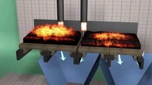 Принцип действия агломашины. Спекание агломерата/ The principle of operation of the sinter machine.