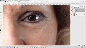 Как уменьшить глубокие морщины при ретуши портрета пожилого человека в Adobe Photoshop