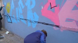 GRAFFITI SCHOOL! Ученики рисуют граффити. Как проходят уроки в нашей школе? Краска TRANE, ARTON.
