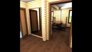 двухэтажный дом  с подвалом  в осях 8х12 из бруса