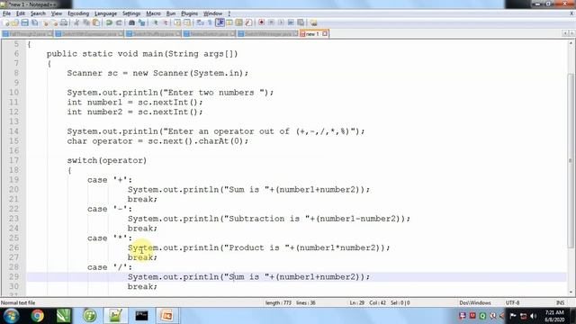 Topic 2 Switch With Character in Java Programming
