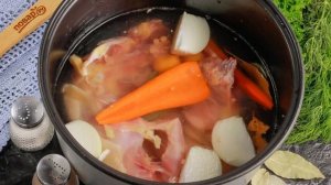 Холодец из курицы без желатина в мультиварке