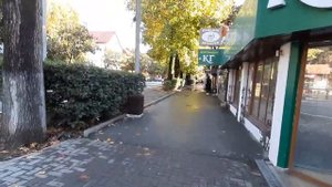 Адлер.По ул.Ленина от парка до администрации.