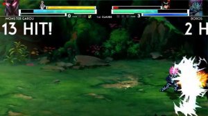 Garou Monster & Akaza V3 VS Boros & Guy in Jump Force Mugen