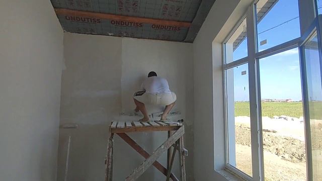 Шпаклёвка стен под обои своими руками | шпаклёвка валиком