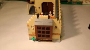 Сборка замка Хогвартс из набора LEGO 75954