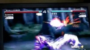 Tekken 5 DR online - Raven vs Mokujin - Drum and bass