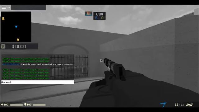 Roblox Counter Blox Glitch Free Credits 30 sec and got 1 win смотреть онлайн