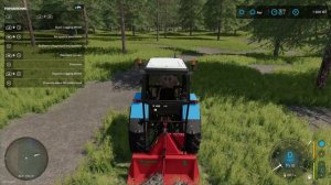 Farming Simulator 22 - Карьера на карте РАССВЕТ ( Валка, трелёвка леса #1 )