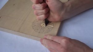 Геометрическая резьба по дереву. Урок 27 (geometric wood carving)