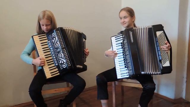 Дуэт аккордеонистов "Зорачкi" - "Полька-минутка" Е.Дербенко смотреть онлайн