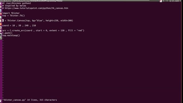 python2 gui programming tkinter canvas смотреть онлайн