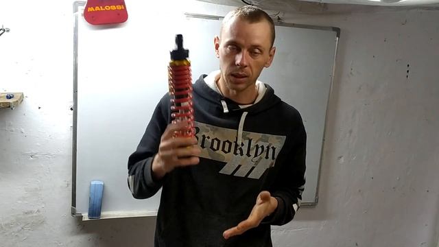 Обзор амортизаторов на скутер, мопед, питбайк, эндуро. Тайвань и Корея. смотреть онлайн